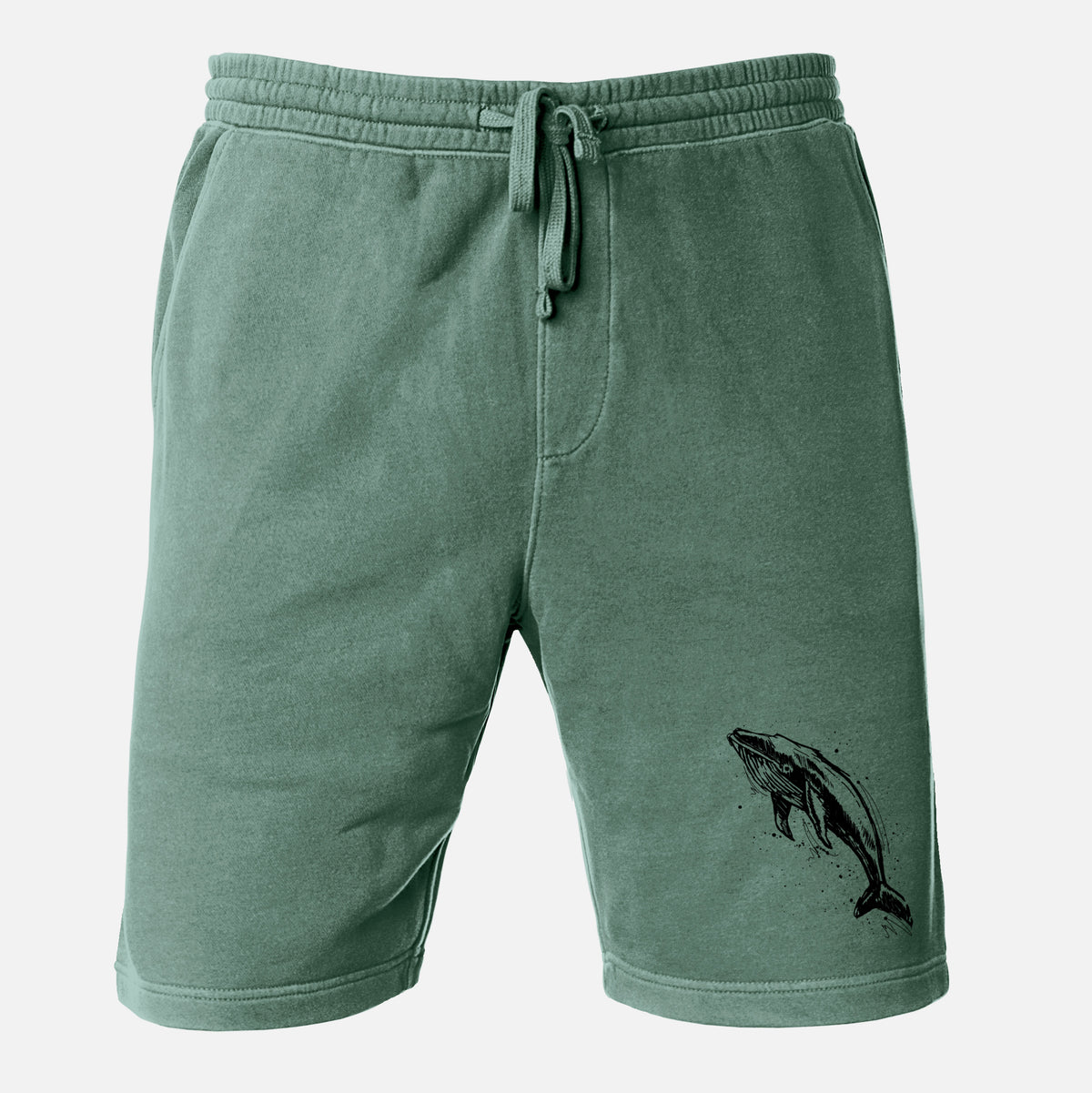 Humpback Whale - Unisex Pigment Dyed Shorts