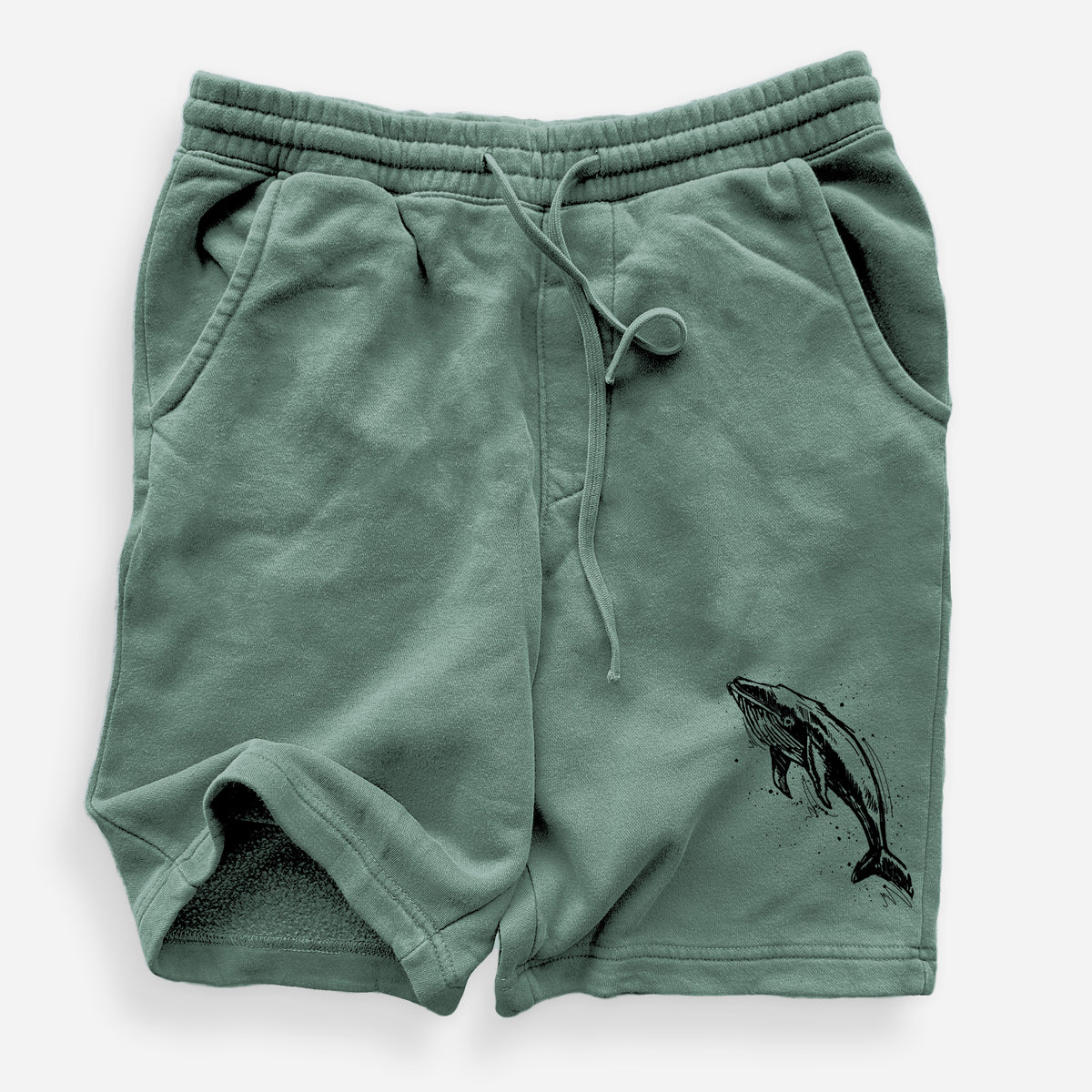Humpback Whale - Unisex Pigment Dyed Shorts