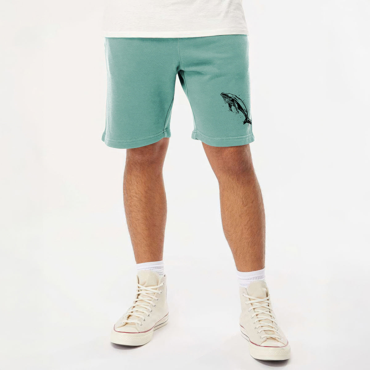 Humpback Whale - Unisex Pigment Dyed Shorts