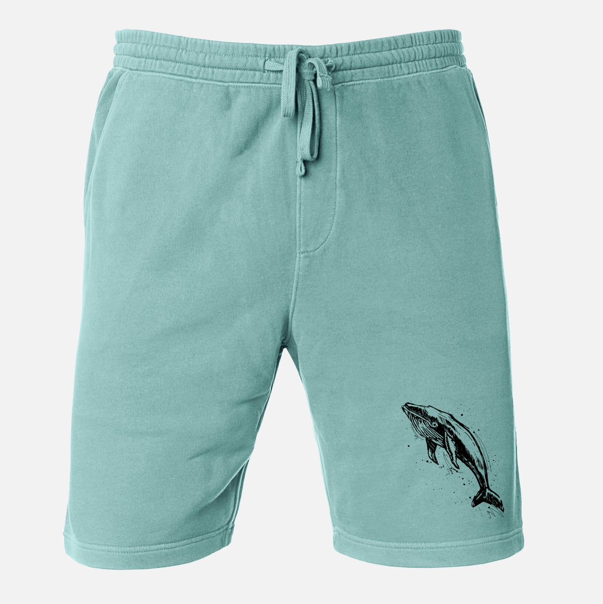 Humpback Whale - Unisex Pigment Dyed Shorts