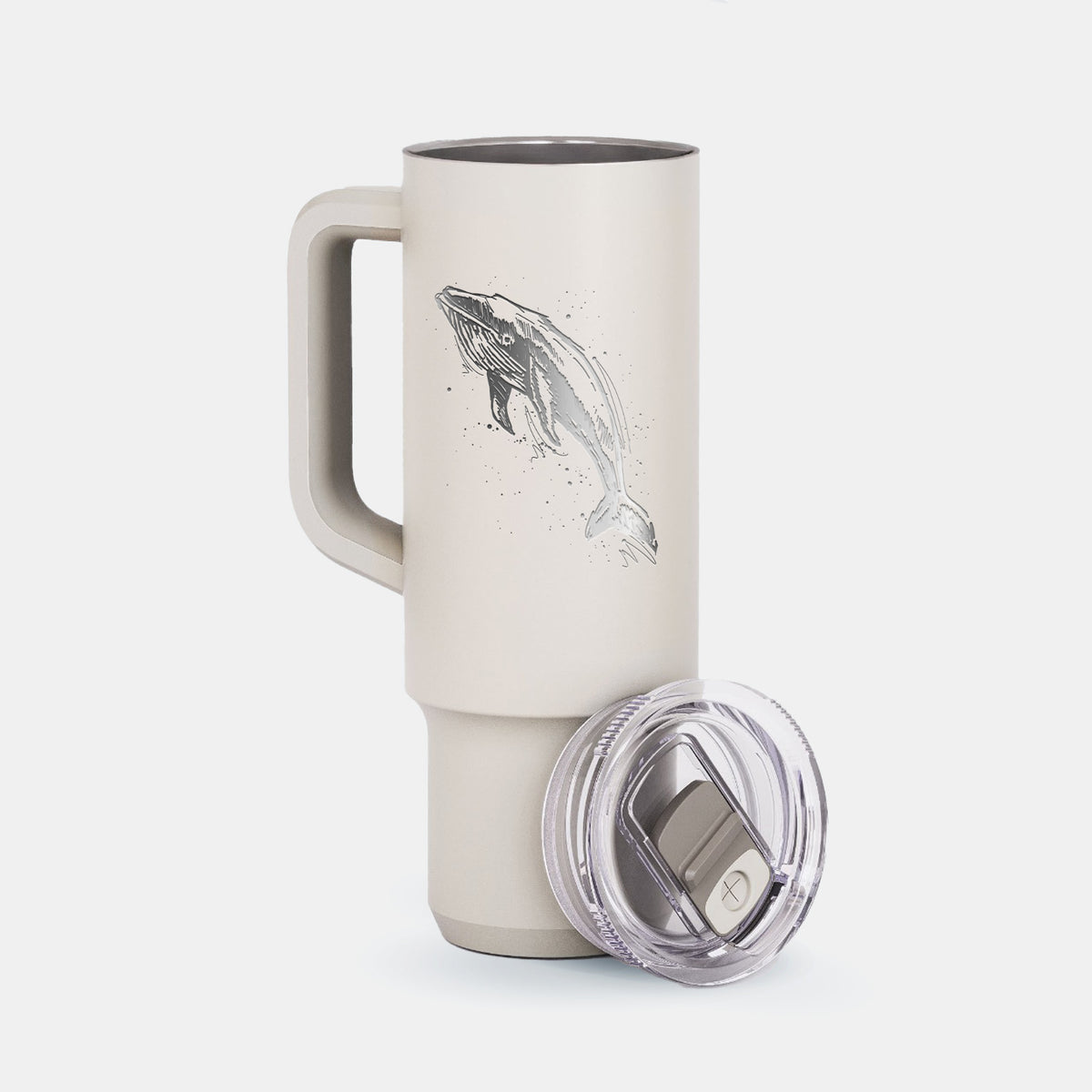 Humpback Whale - 40oz Skinny Recharge Tumbler