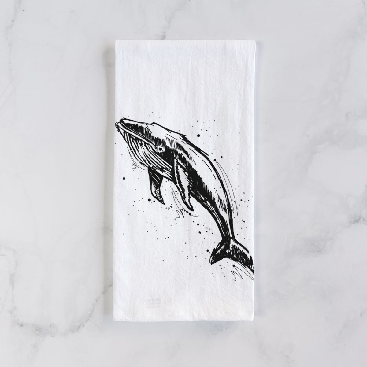 Humpback Whale Tea Towel