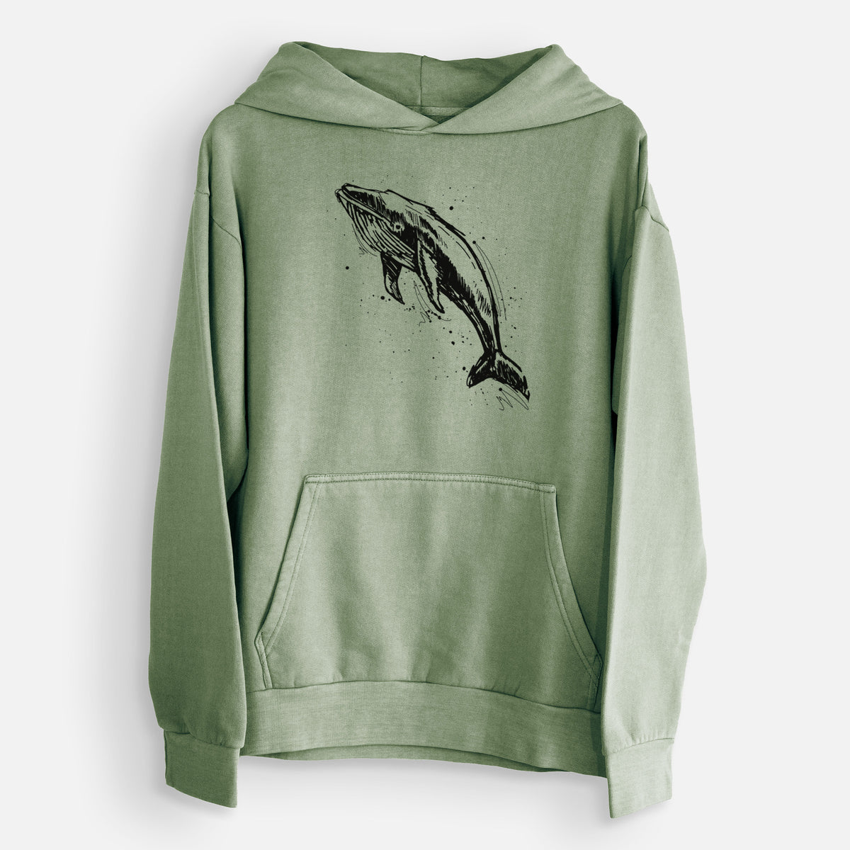 Humpback Whale  - Urban Heavyweight Hoodie