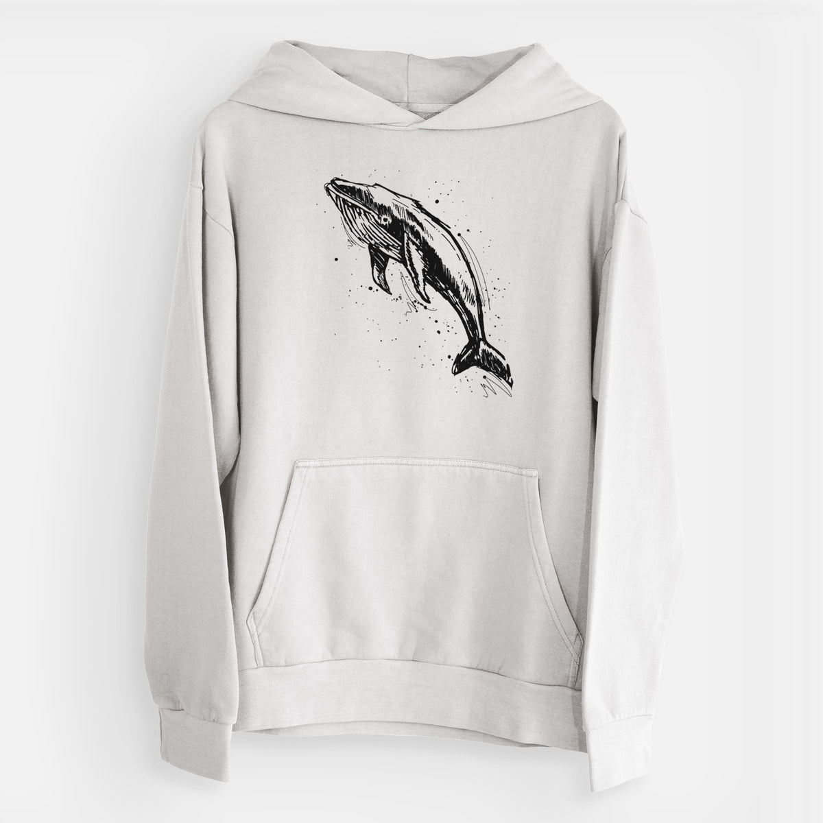 Humpback Whale  - Urban Heavyweight Hoodie