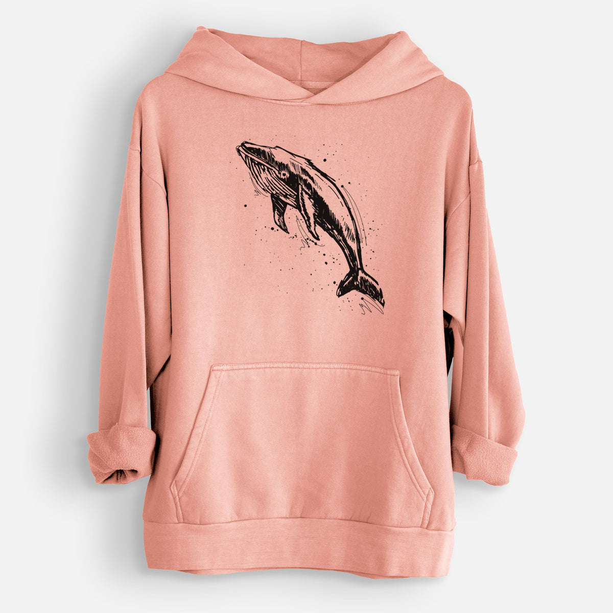 Humpback Whale  - Urban Heavyweight Hoodie