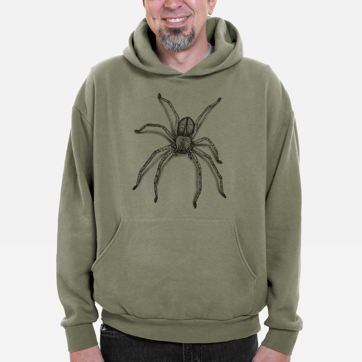 Huntsman Spider - Olios giganteus  - Bodega Midweight Hoodie