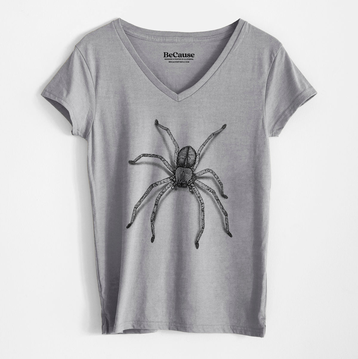 Huntsman Spider - Olios giganteus - Women&#39;s 100% Recycled V-neck