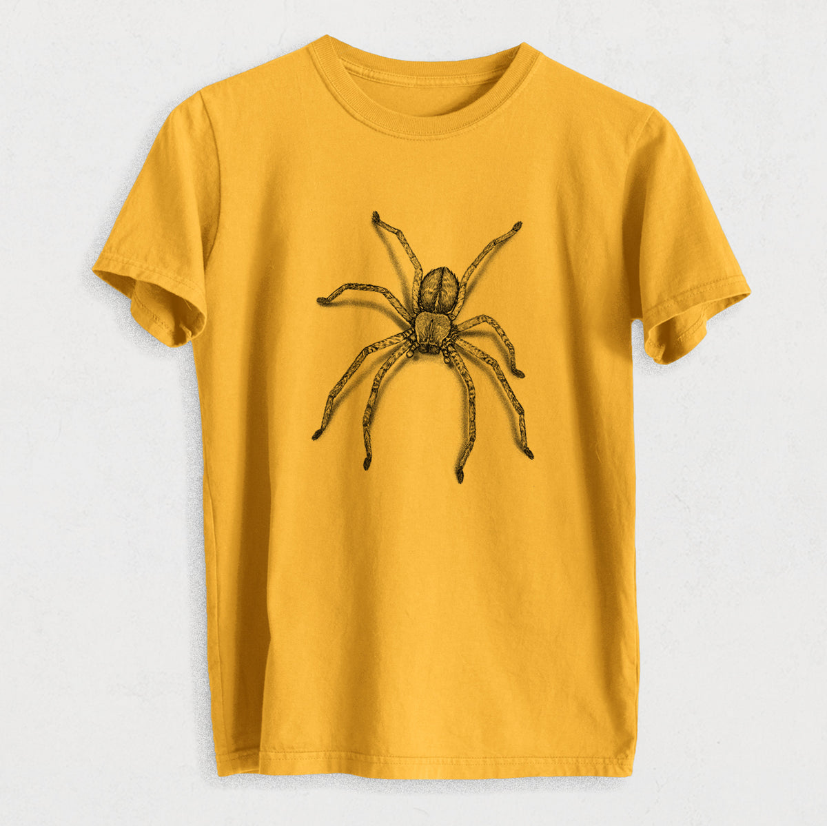 Huntsman Spider - Olios giganteus - Heavyweight Men&#39;s 100% Organic Cotton Tee