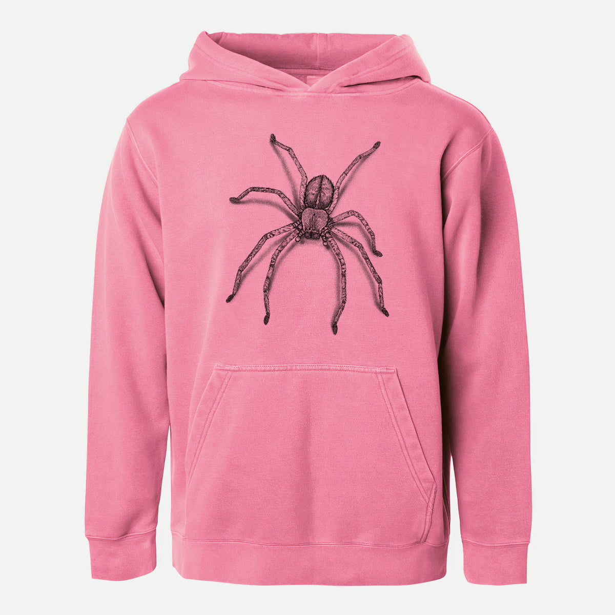 Huntsman Spider - Olios giganteus - Youth Pigment Dyed Hoodie