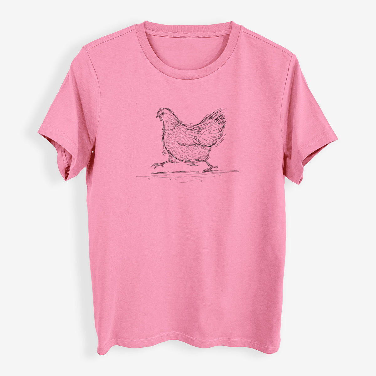 Hurried Hen - Orpington Chicken - Womens Everyday Maple Tee