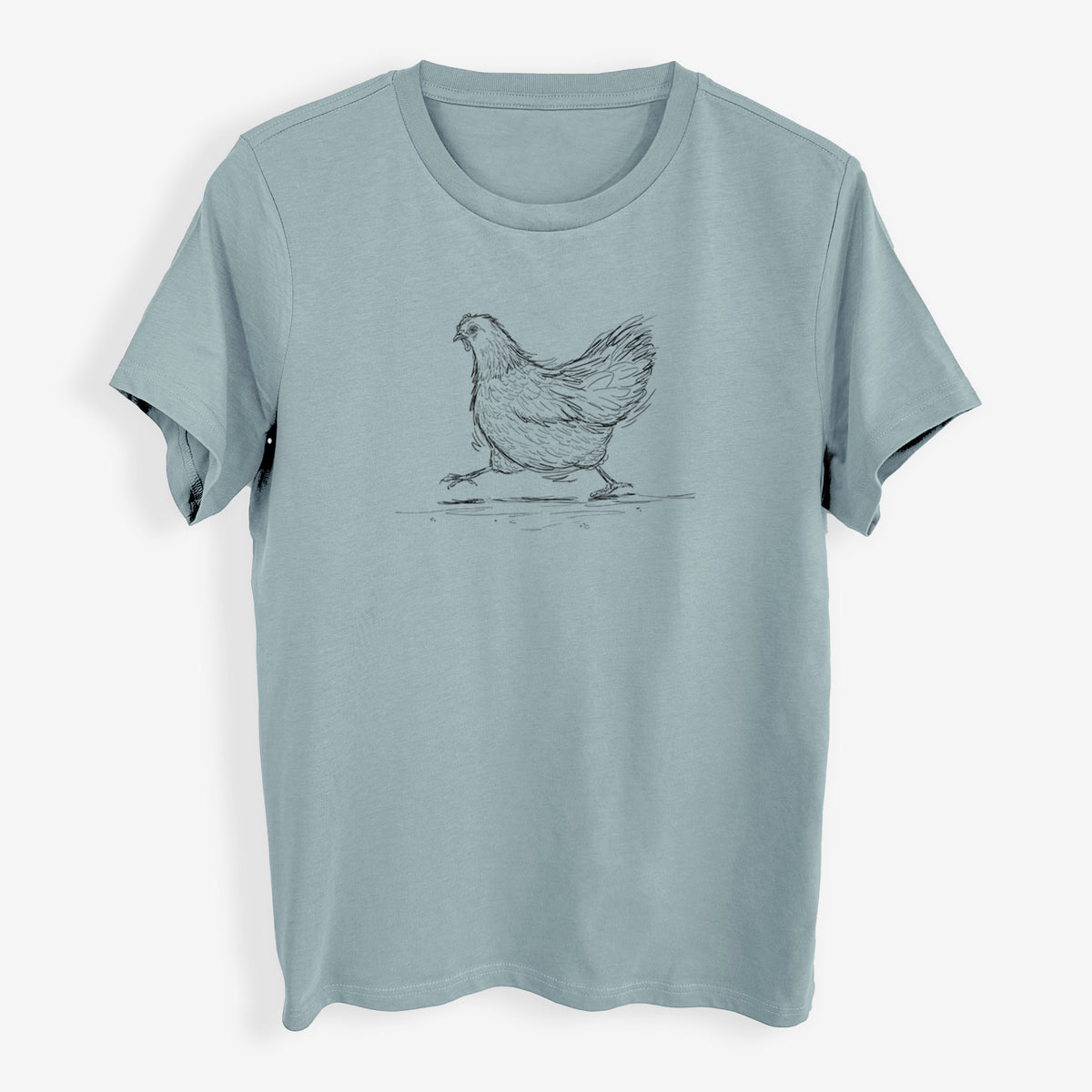 Hurried Hen - Orpington Chicken - Womens Everyday Maple Tee