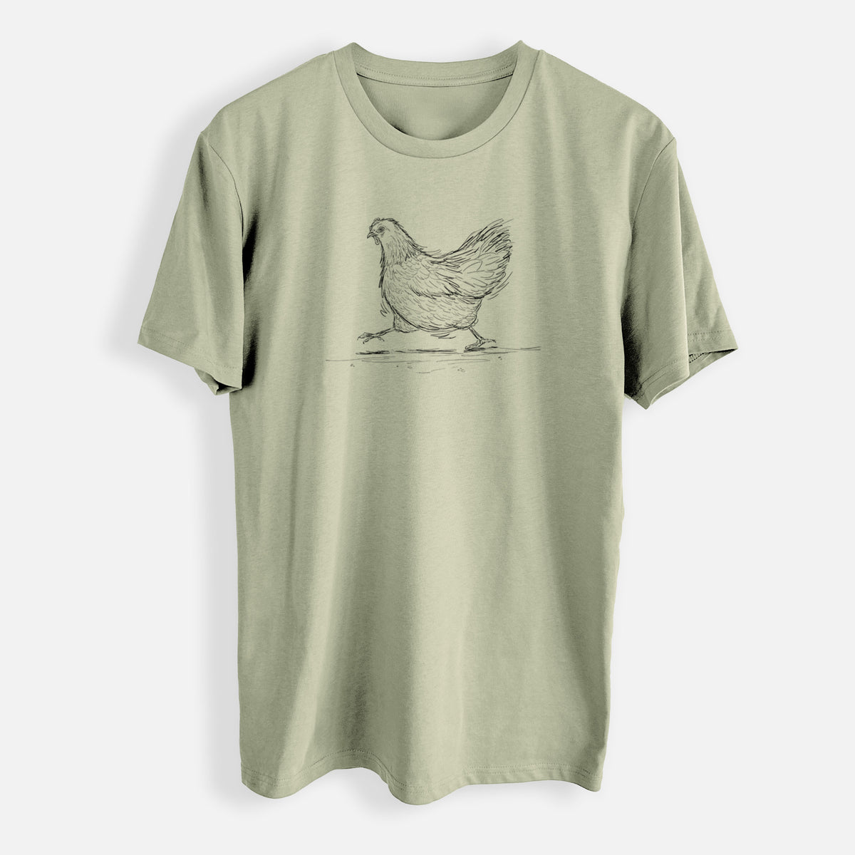 Hurried Hen - Orpington Chicken - Mens Everyday Staple Tee