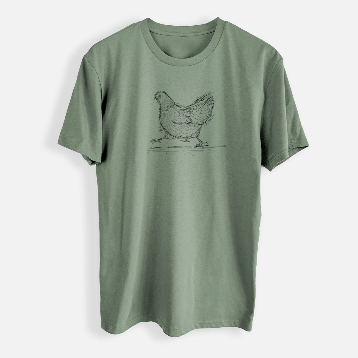 Hurried Hen - Orpington Chicken - Mens Everyday Staple Tee