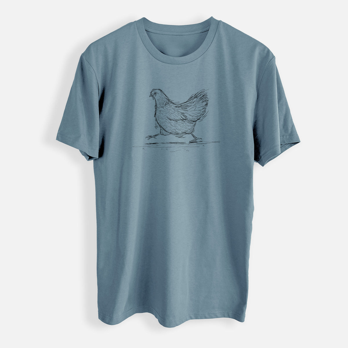 Hurried Hen - Orpington Chicken - Mens Everyday Staple Tee