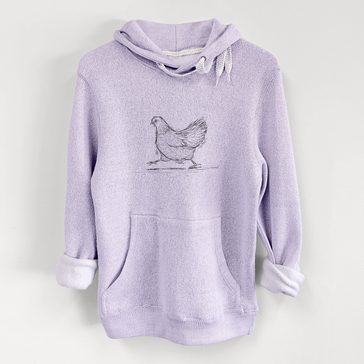 Hurried Hen - Orpington Chicken - Knit Hoodie