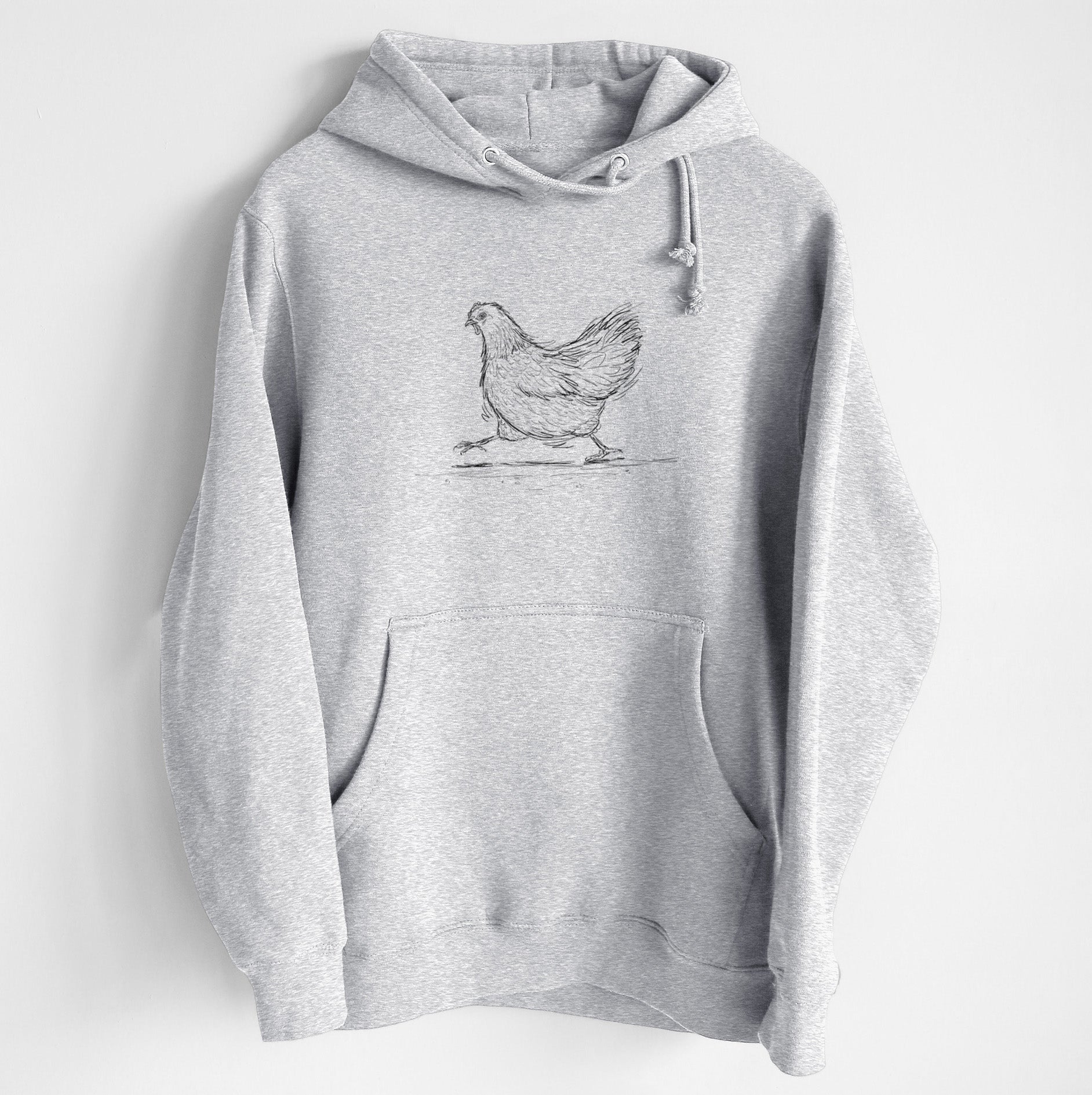 Hurried Hen - Orpington Chicken - Heavyweight Fleece Hoodie