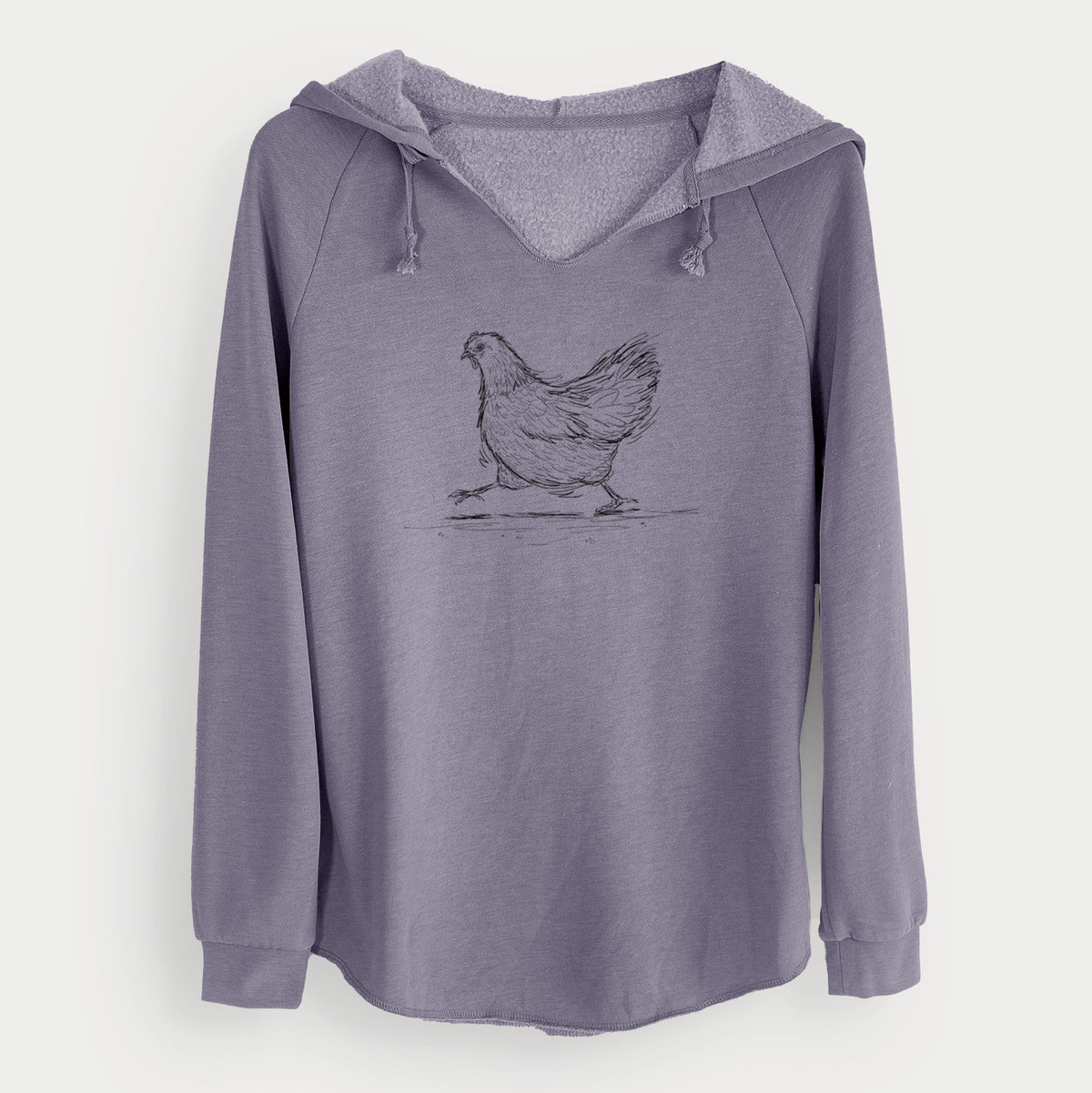 Hurried Hen - Orpington Chicken - Cali Wave Hooded Sweatshirt