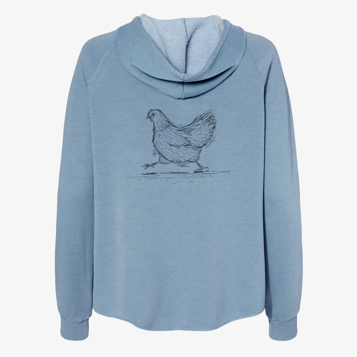 Hurried Hen - Orpington Chicken - Women&#39;s Cali Wave Zip-Up Sweatshirt