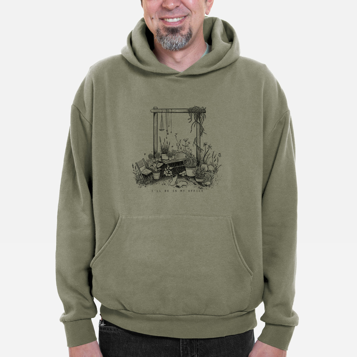 I&#39;ll Be In My Office — Garden  - Bodega Midweight Hoodie