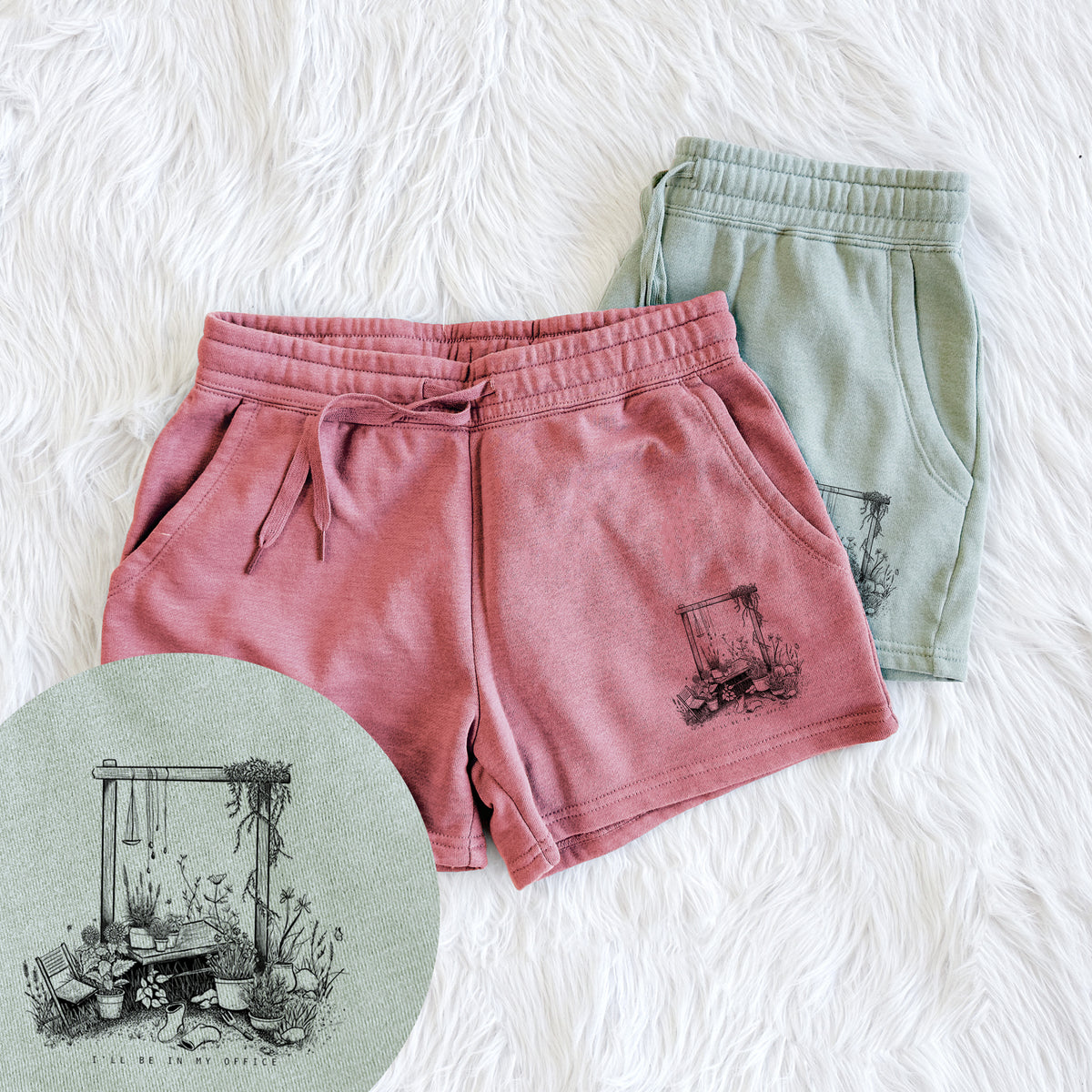 I&#39;ll Be In My Office — Garden - Women&#39;s Cali Wave Shorts