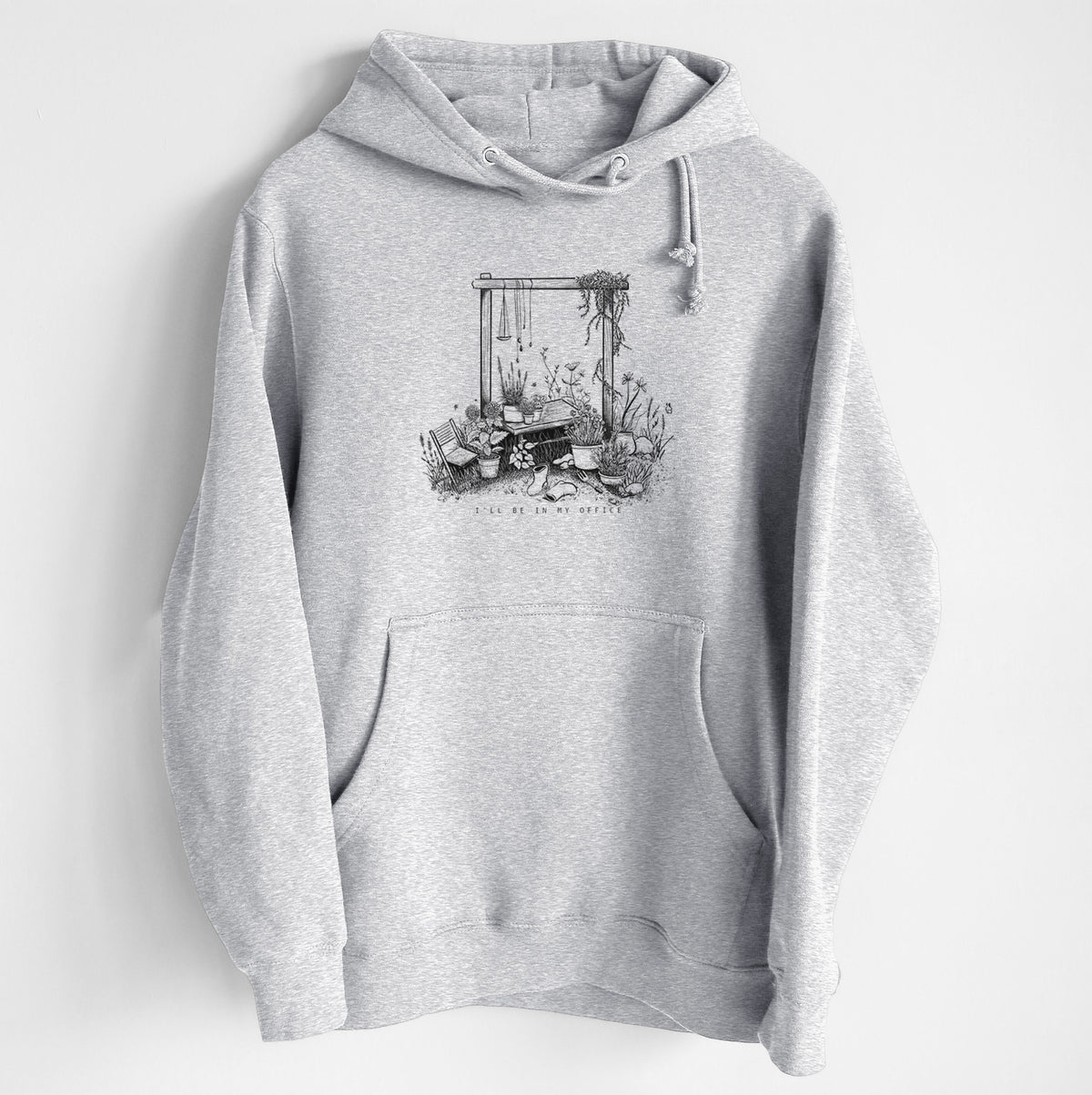 I'll Be In My Office — Garden - Heavyweight Fleece Hoodie