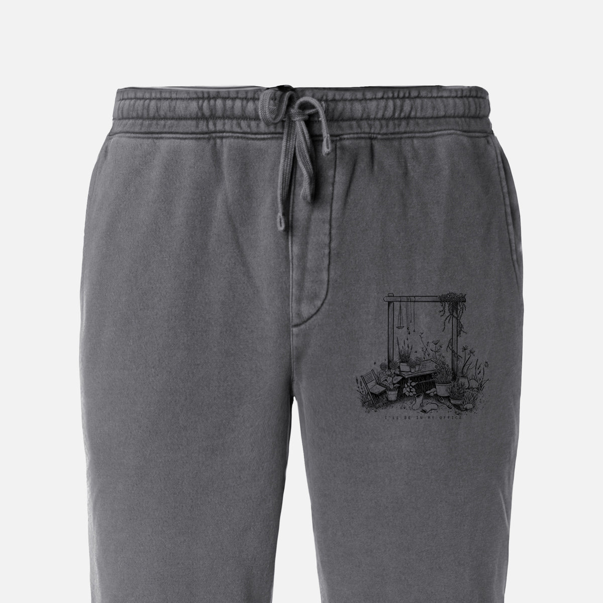 I&#39;ll Be In My Office — Garden - Unisex Pigment Dyed Sweatpants