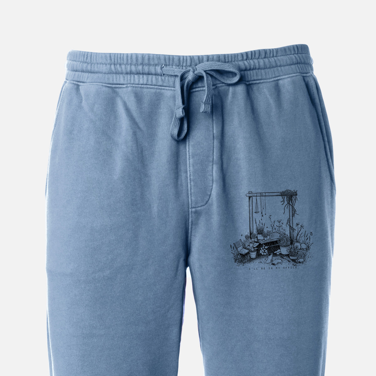 I&#39;ll Be In My Office — Garden - Unisex Pigment Dyed Sweatpants