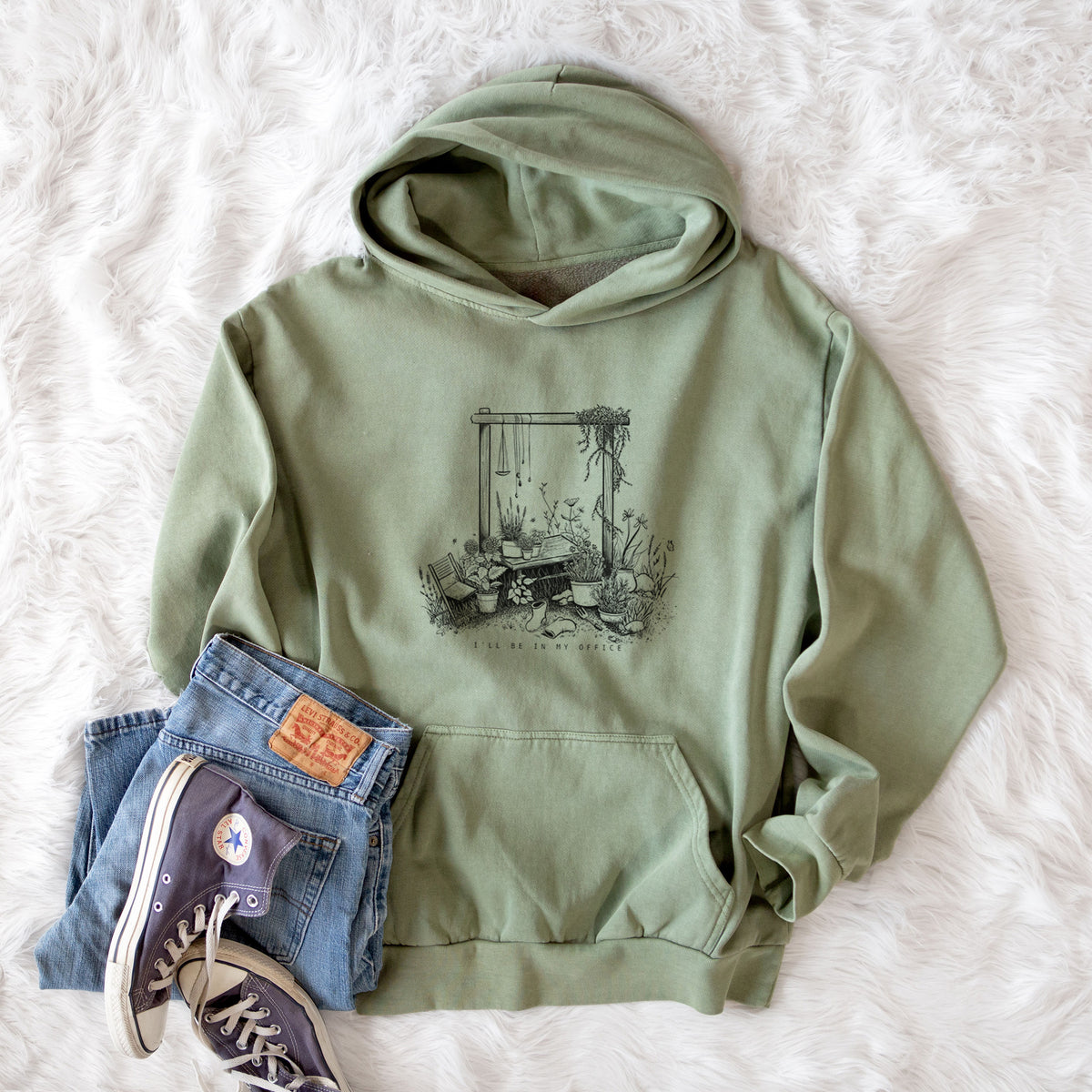 I&#39;ll Be In My Office — Garden  - Urban Heavyweight Hoodie