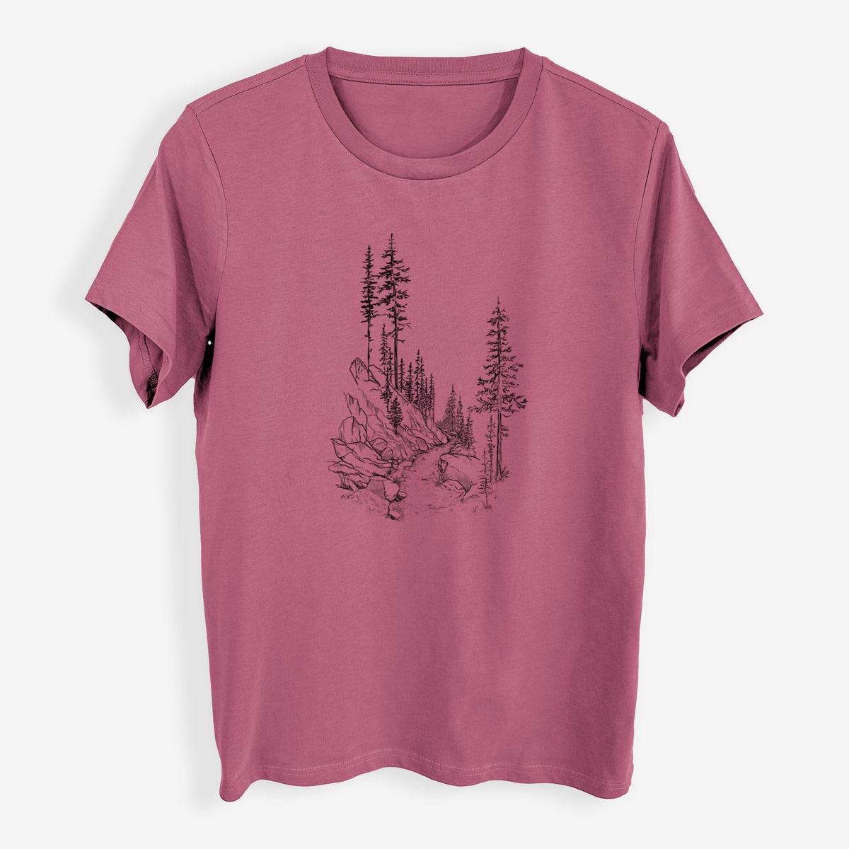 Into the Woods - Hiking - Womens Everyday Maple Tee