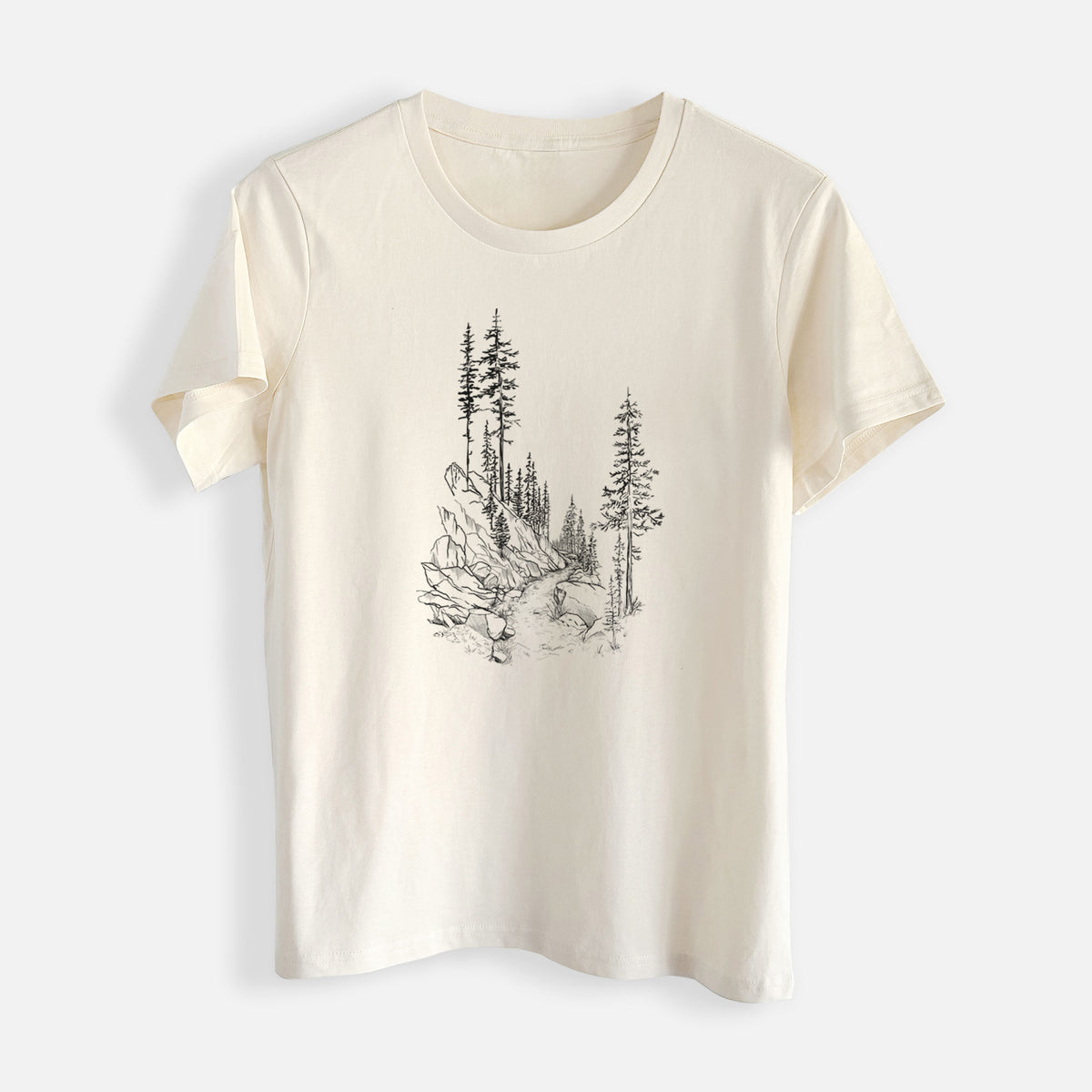 Into the Woods - Hiking - Womens Everyday Maple Tee