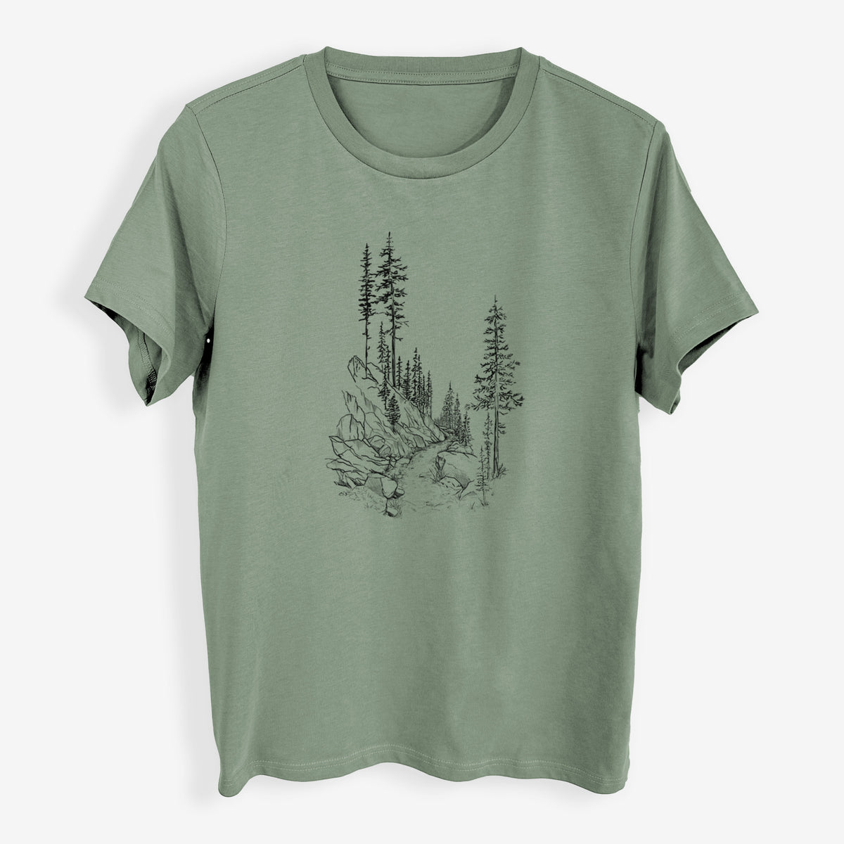 Into the Woods - Hiking - Womens Everyday Maple Tee