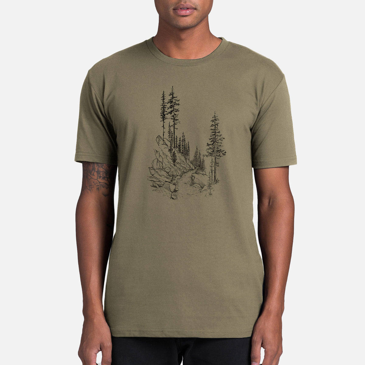 Into the Woods - Hiking - Mens Everyday Staple Tee