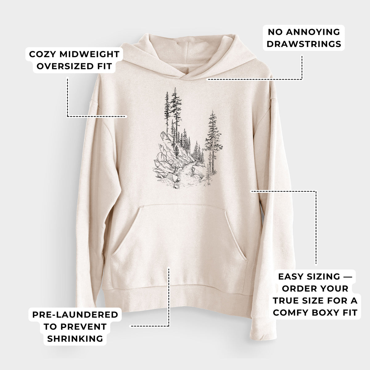 Into the Woods - Hiking  - Bodega Midweight Hoodie