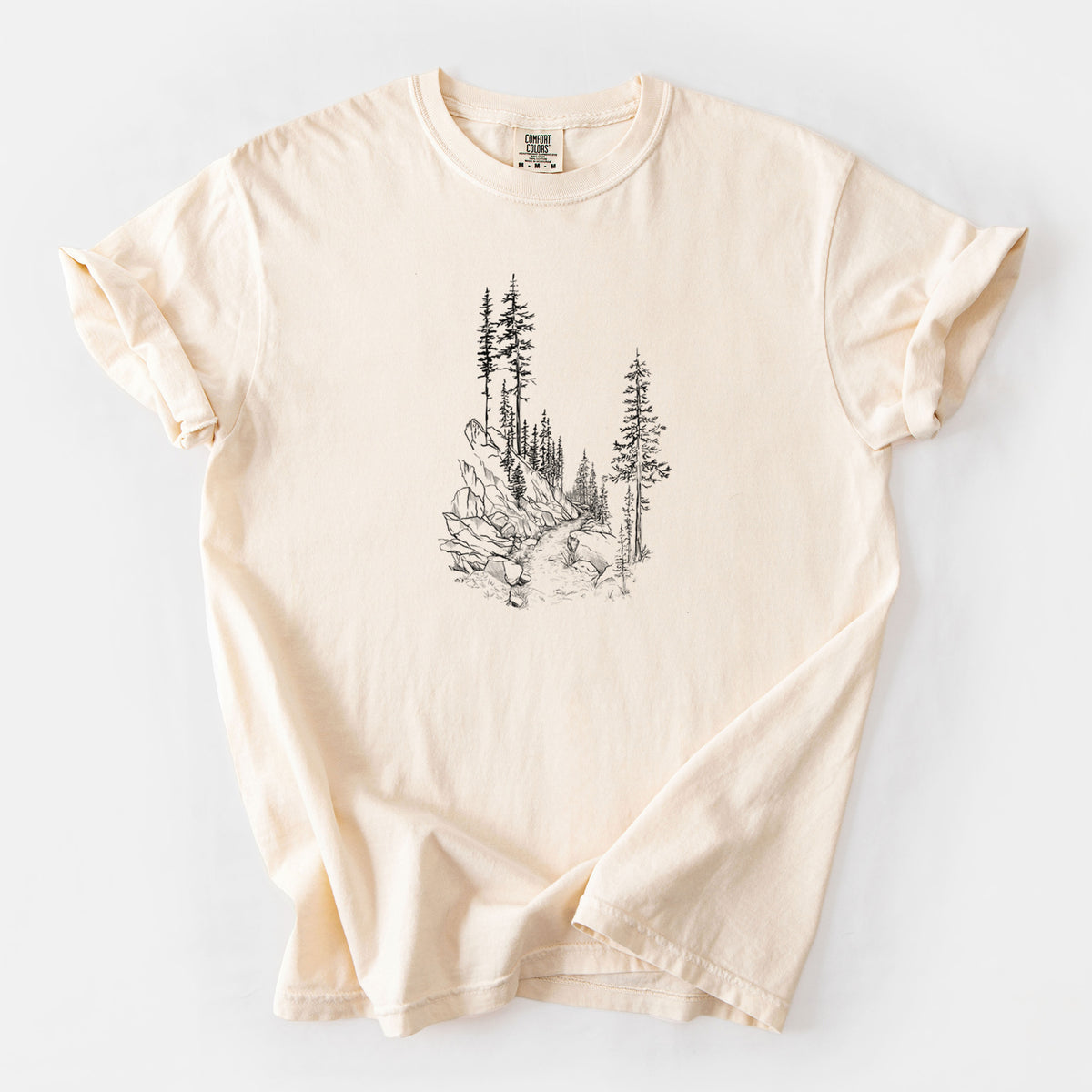 Into the Woods - Hiking - Unisex Comfort Colors Garment-Dyed Heavyweight T-shirt
