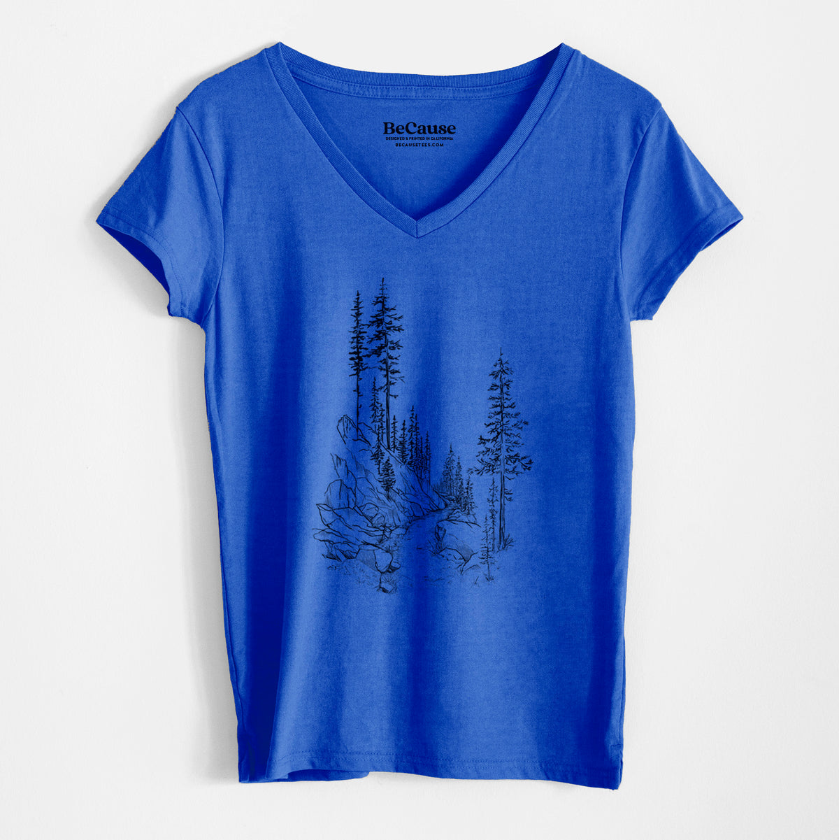 Into the Woods - Hiking - Women&#39;s 100% Recycled V-neck