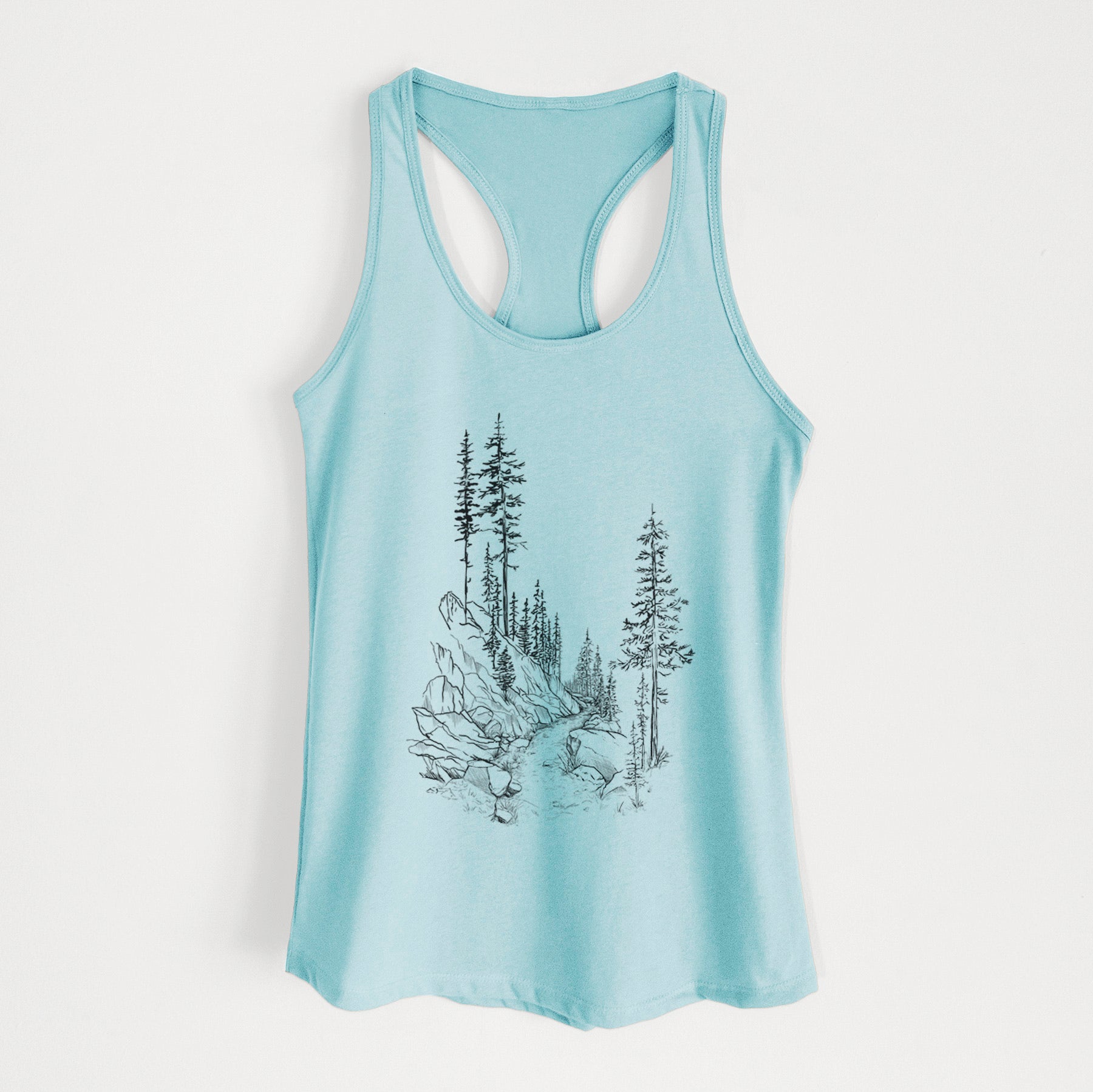 Into the Woods - Hiking - Women's Racerback Tanktop