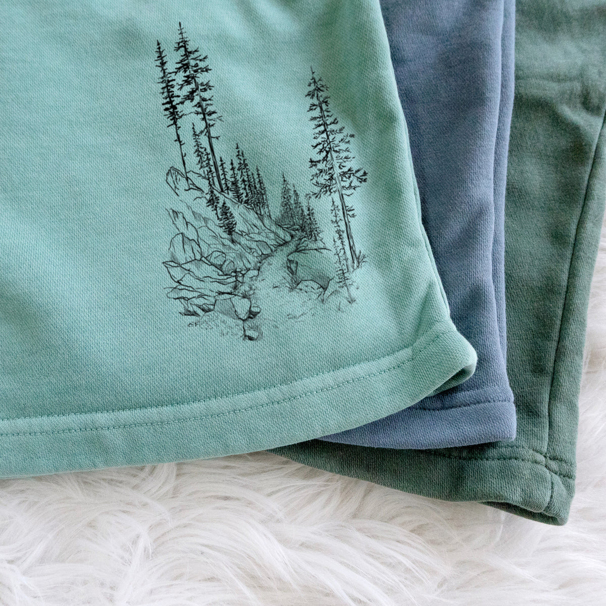 Into the Woods - Hiking - Unisex Pigment Dyed Shorts