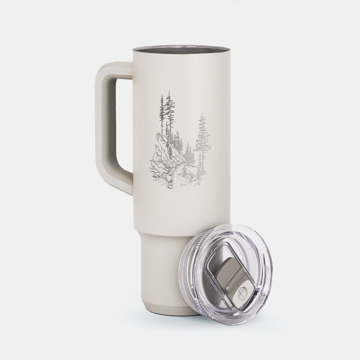 Into the Woods - Hiking - 40oz Skinny Recharge Tumbler