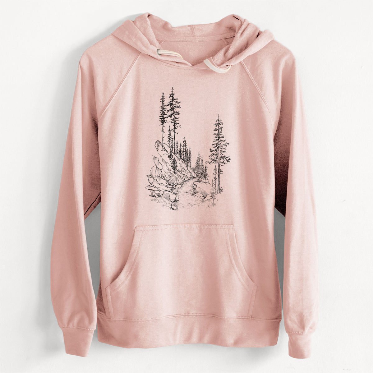 CLEARANCE - Into the Woods - Hiking  - Unisex Slim Fit Loopback Terry Hoodie