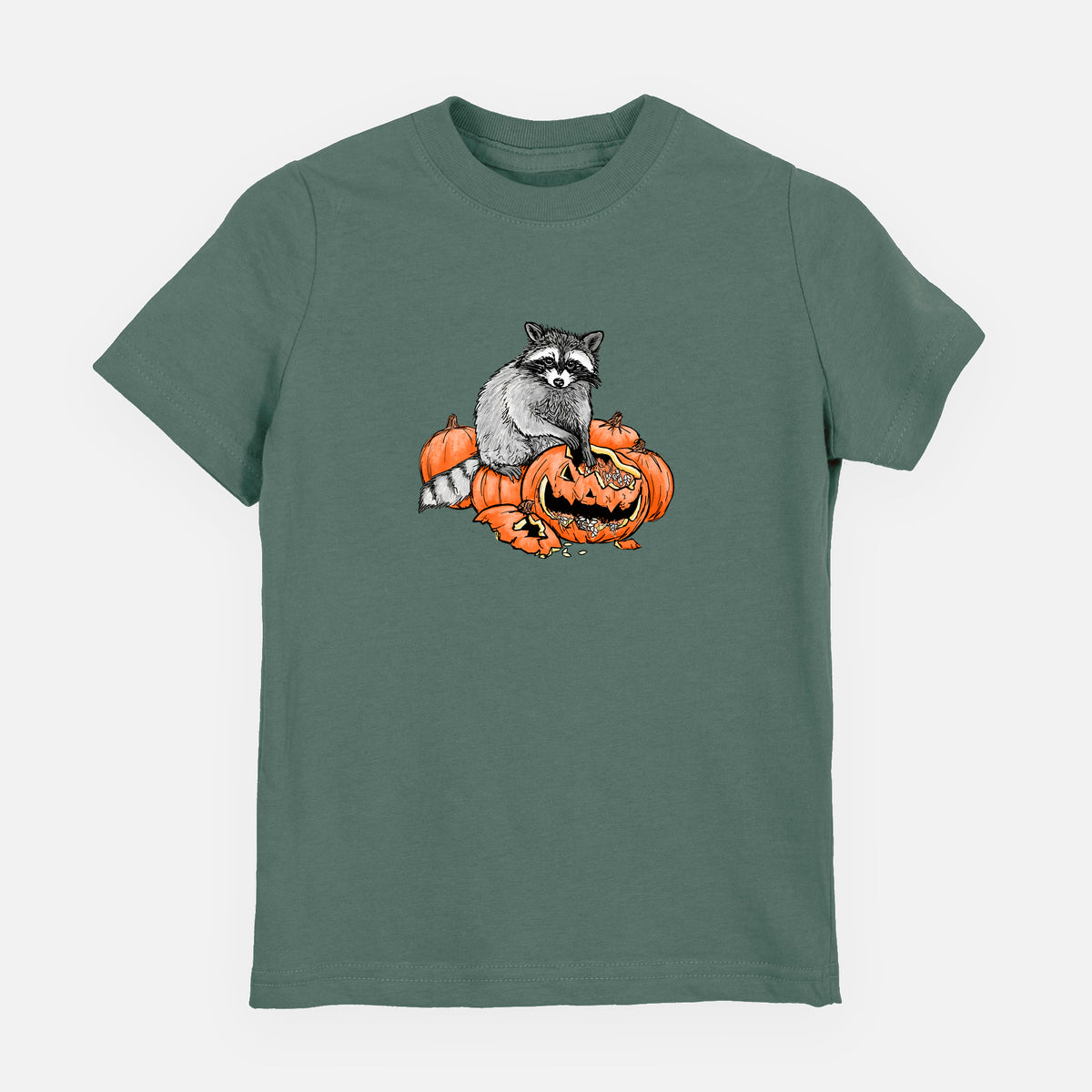 The Raccoon and the Jack-o'-Lantern - Toddler/Youth Shirt