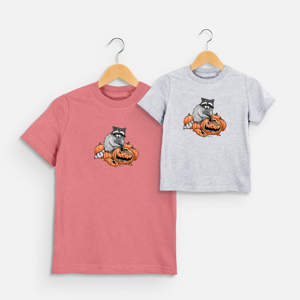 The Raccoon and the Jack-o'-Lantern - Toddler/Youth Shirt