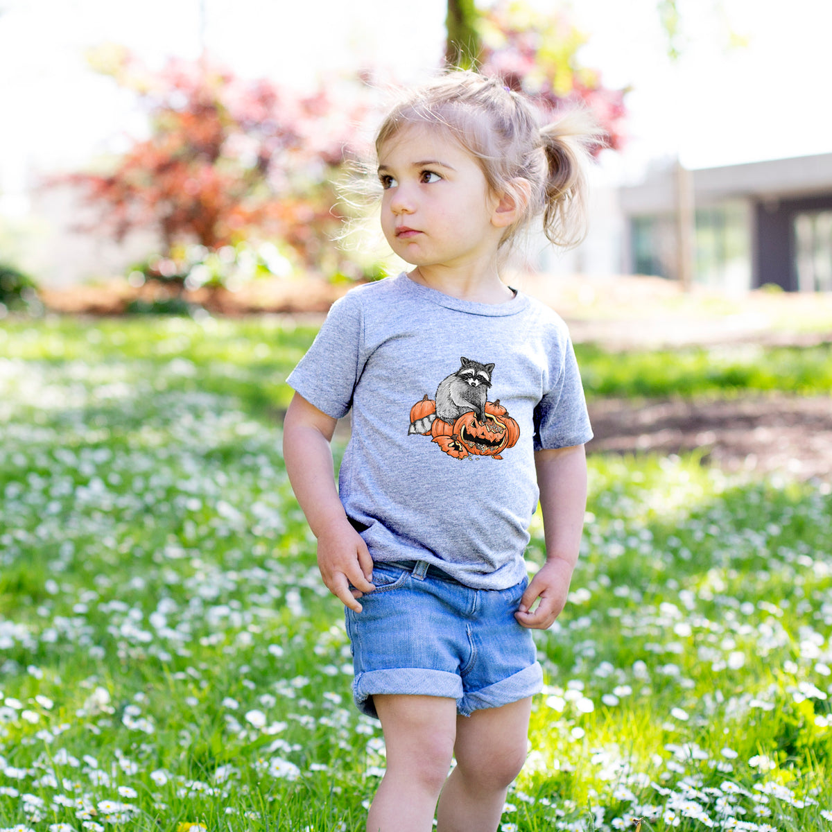 The Raccoon and the Jack-o'-Lantern - Toddler/Youth Shirt