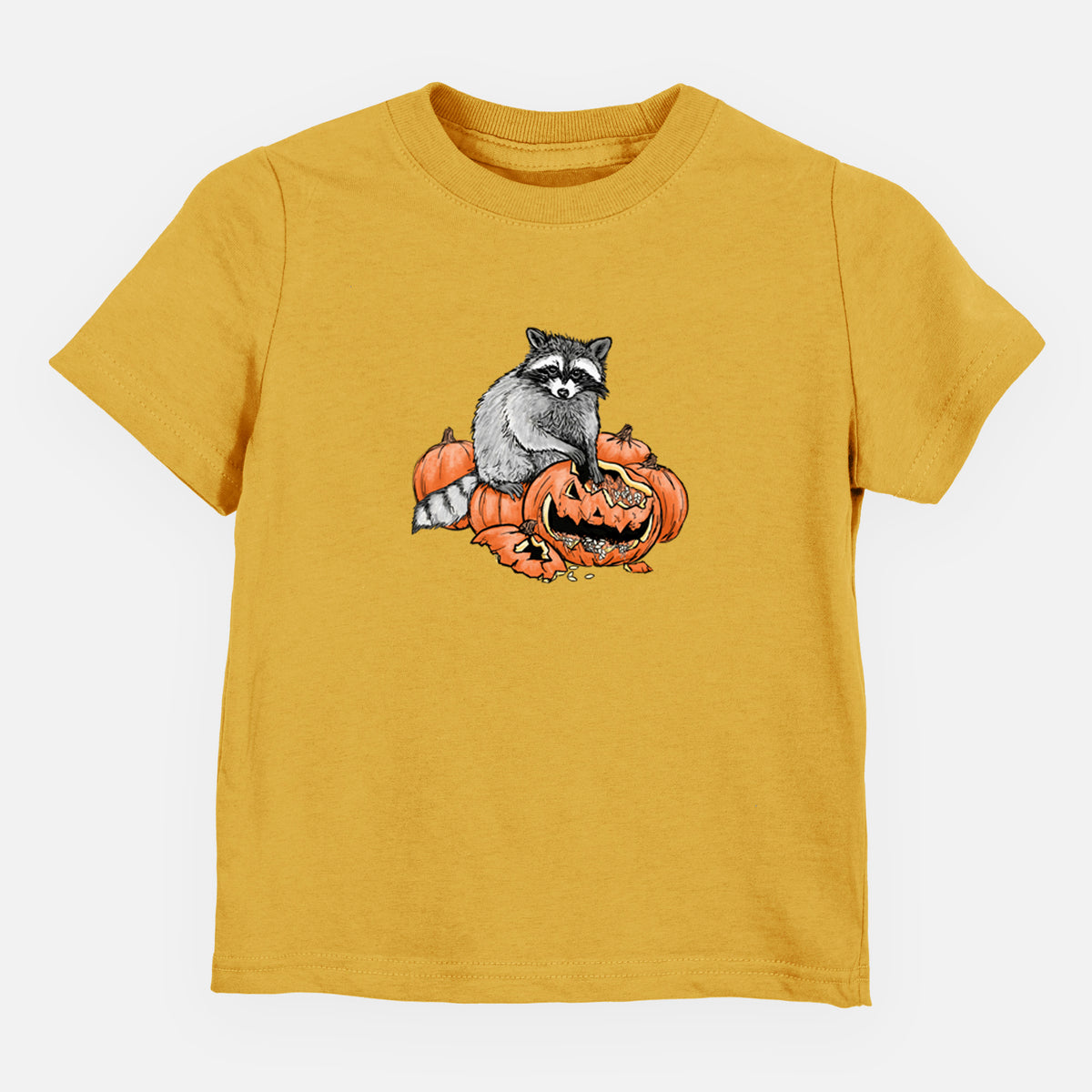 The Raccoon and the Jack-o'-Lantern - Toddler/Youth Shirt