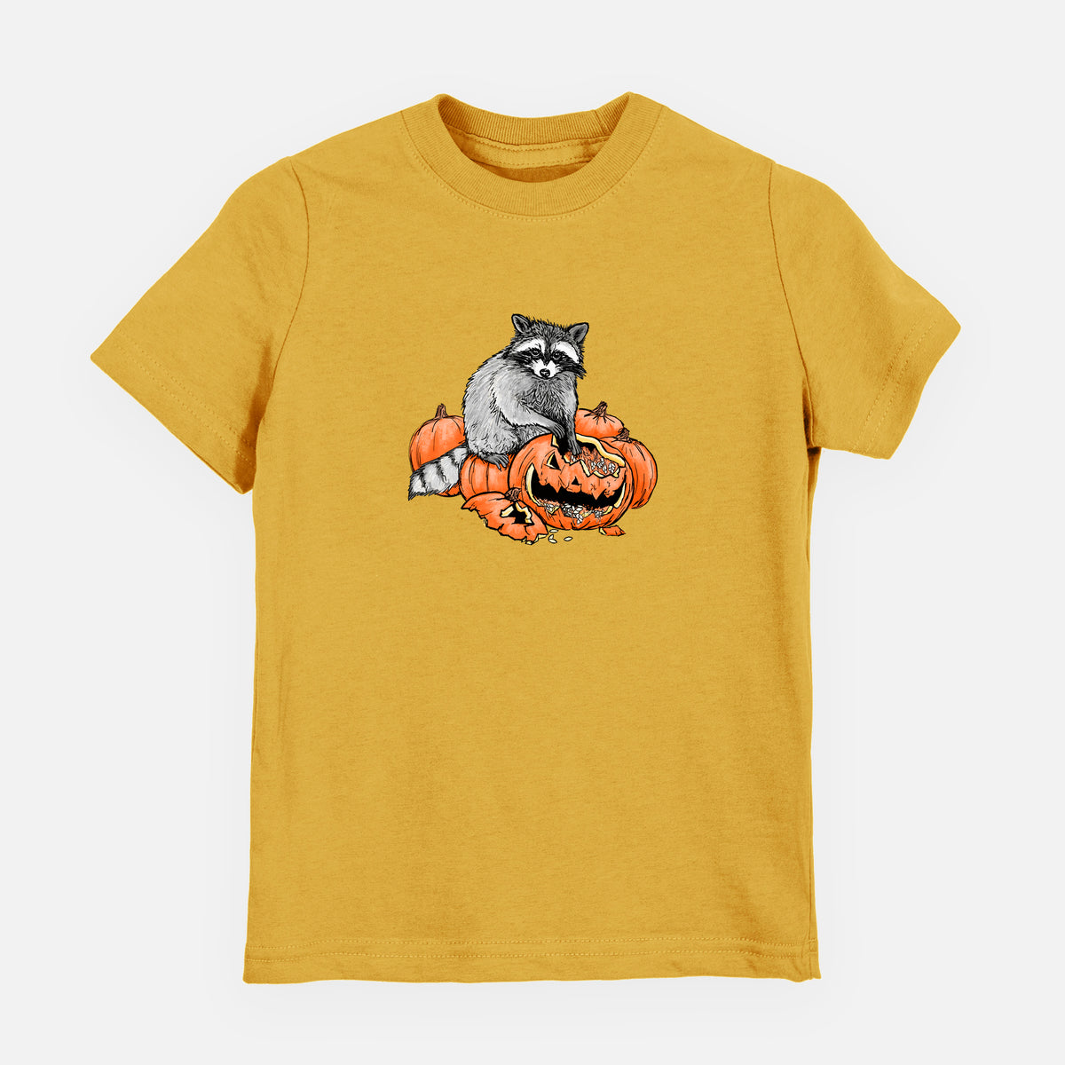 The Raccoon and the Jack-o'-Lantern - Toddler/Youth Shirt