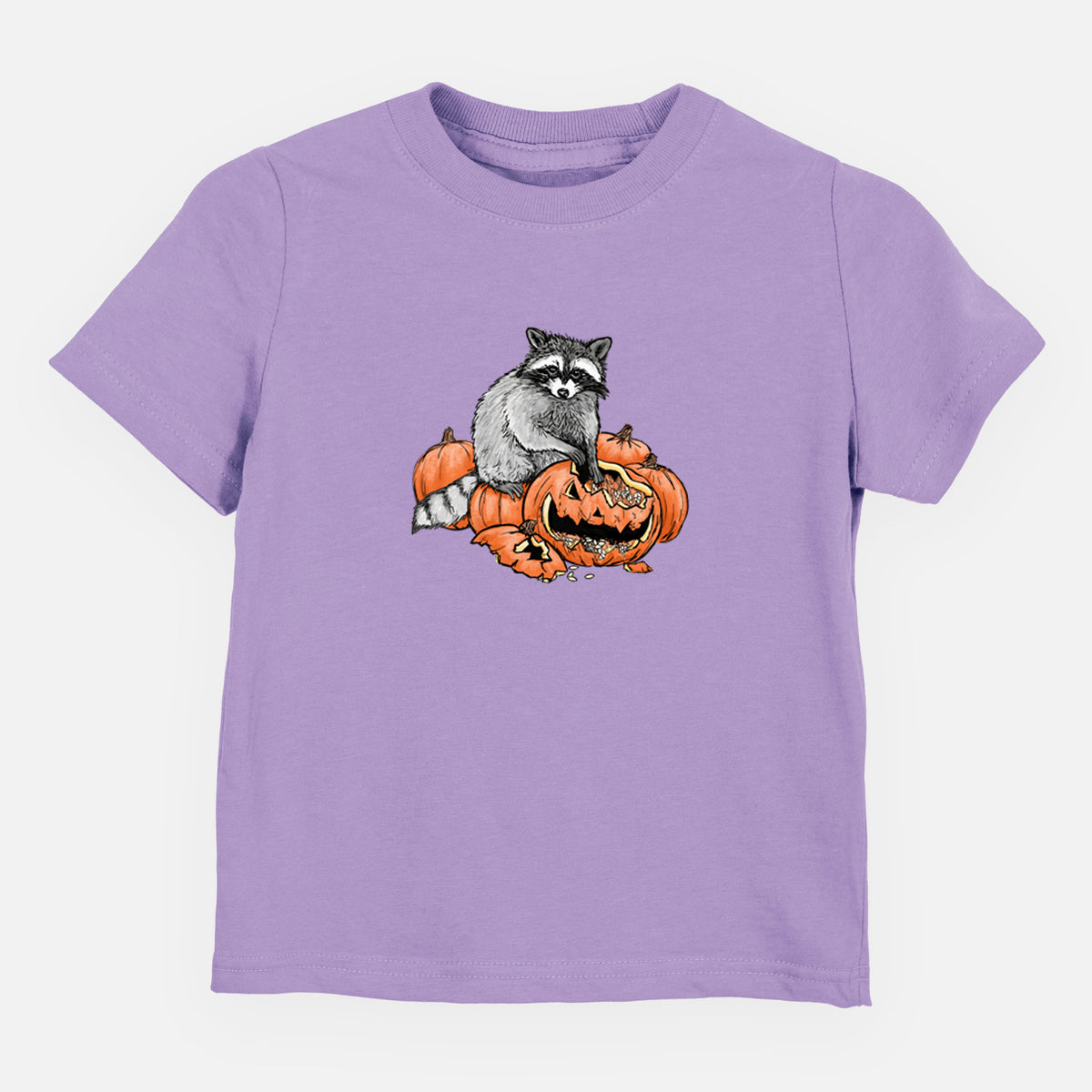 The Raccoon and the Jack-o'-Lantern - Toddler/Youth Shirt