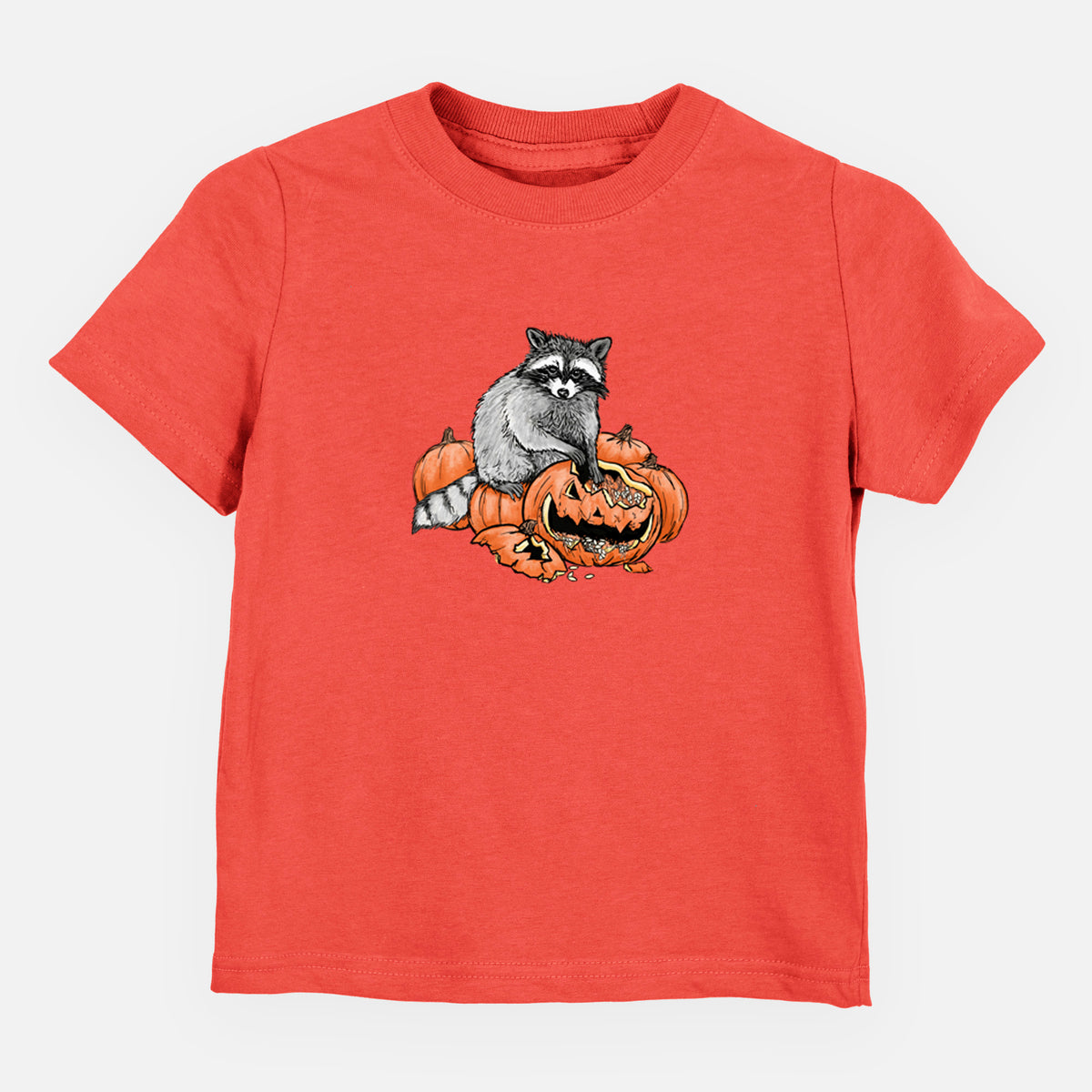 The Raccoon and the Jack-o'-Lantern - Toddler/Youth Shirt
