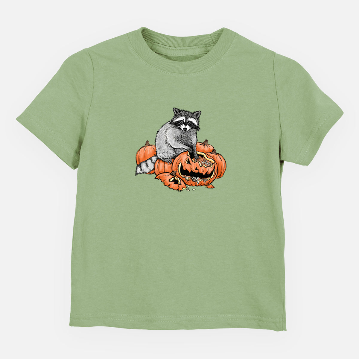 The Raccoon and the Jack-o'-Lantern - Toddler/Youth Shirt
