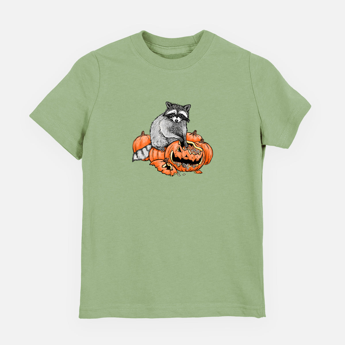 The Raccoon and the Jack-o'-Lantern - Toddler/Youth Shirt