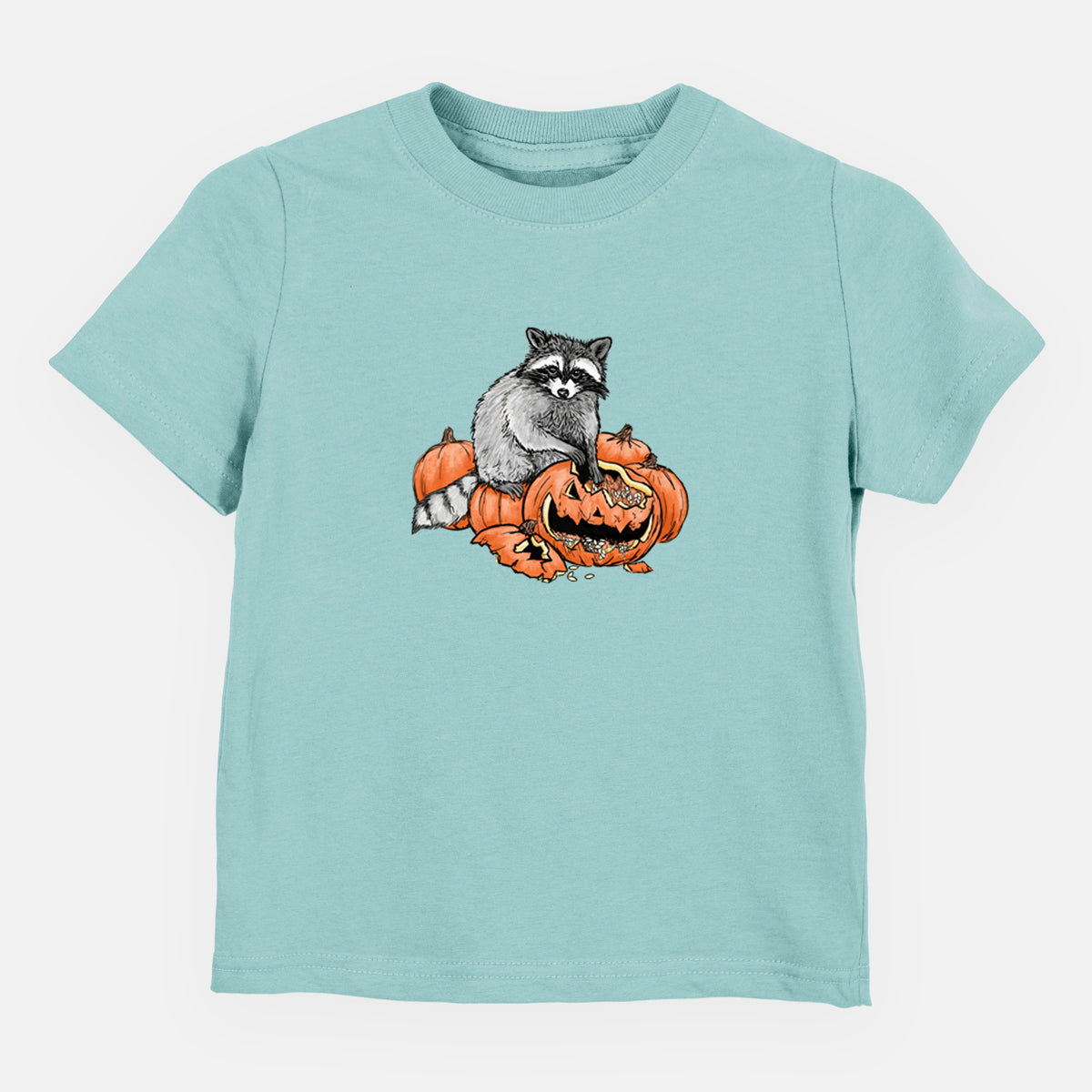 The Raccoon and the Jack-o'-Lantern - Toddler/Youth Shirt