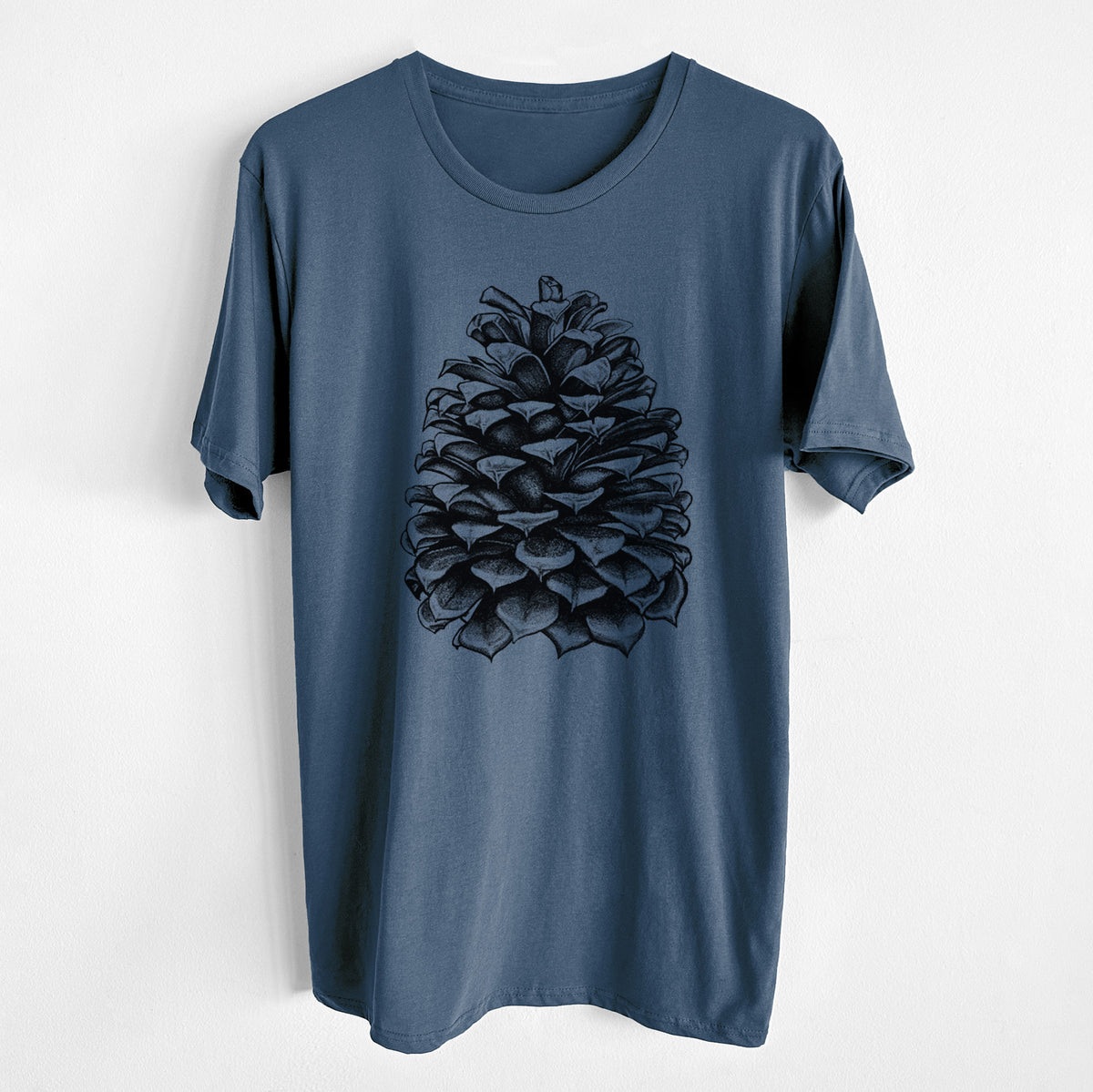 CLOSEOUT - Pinus Jeffreyi - Jeffrey Pine Cone - Unisex Crewneck - Made in USA - 100% Organic Cotton